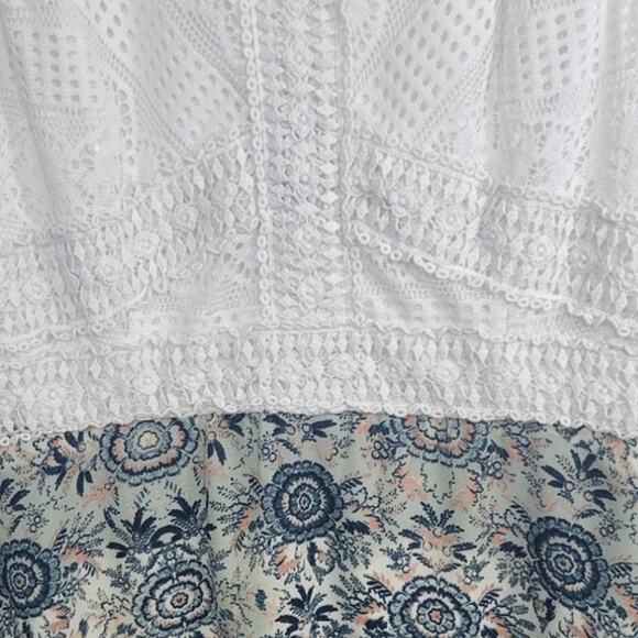 Maurices Dress Womens Size 9/10 Boho Mini Dress Lace Top Skater Fun Punk Dress - Picture 5 of 7